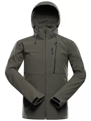 Jachetă softshell pentru bărbați ALPINE PRO HOOR 2 BUSUIOC FIERT