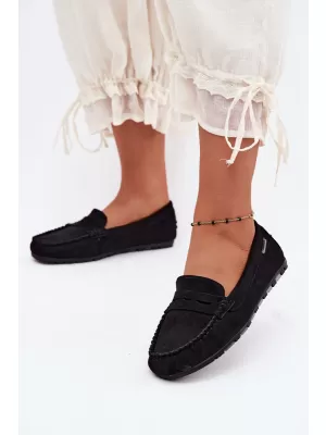 Mocasini de dama BOTO F79-1 NEGRU