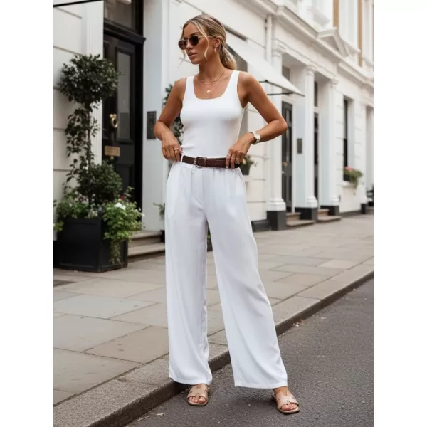 Pantaloni de dama DSTREET UY3067 ALB 