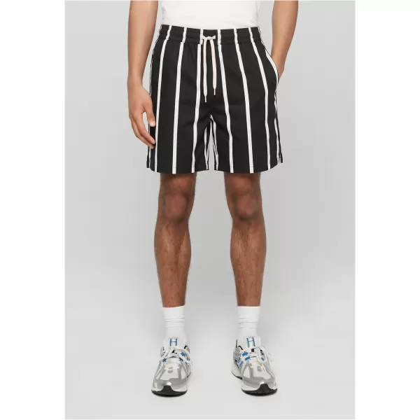  Pantaloni scurți pentru bărbați URBAN CLASSICS TB8430-00826 NEGRU/ALB 