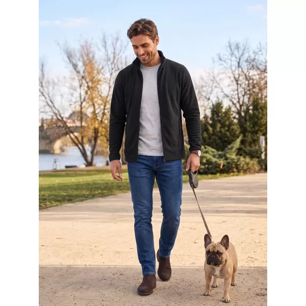  Hanorac pentru bărbați din fleece ALPINE PRO SIUS 4 NEGRU 