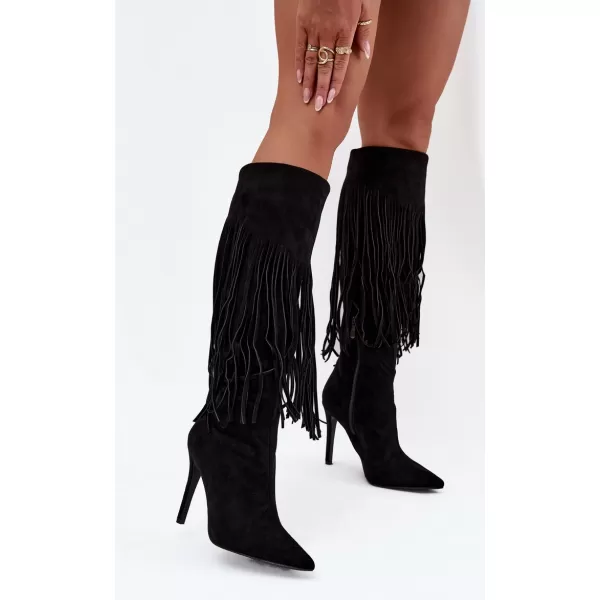  Cizme de dama BOTO H-59 NEGRU 