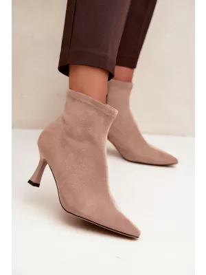 Botine de dama BOTO 7107 BEJ
