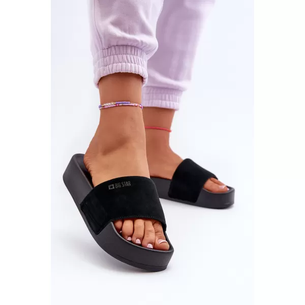  Papuci de damă BIG STAR SHOES NN274A670 NEGRU 