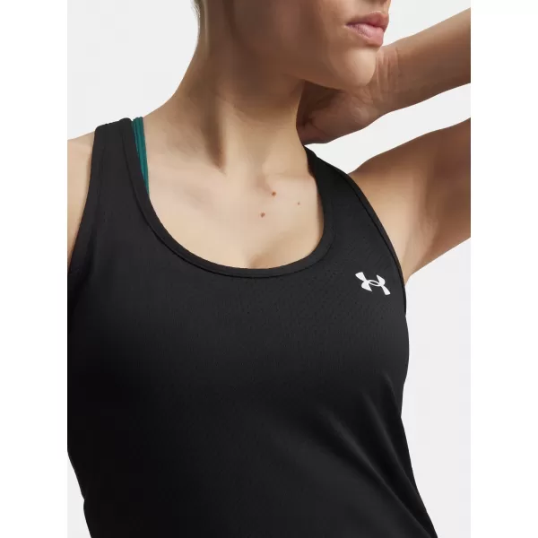  Maieu de damă UNDER ARMOUR TECH MESH RACER TANK 6009989-001 NEGRU 