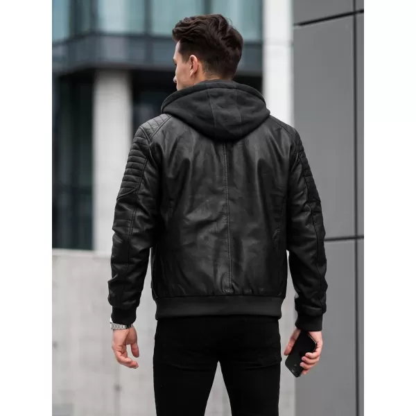  Jachetă pentru bărbați DSTREET TX5141 NEGRU 