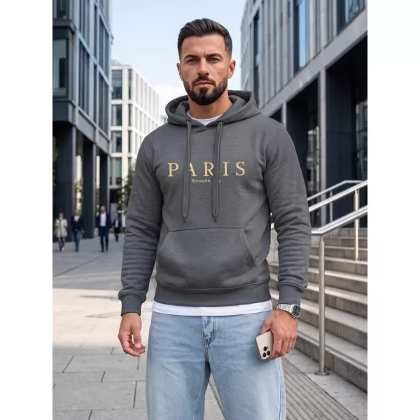 Hanorac pentru bărbați DSTREET NX5147BX-05-09 GRI ÎNCHIS 