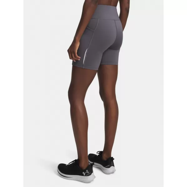  Pantaloni scurți de damă UNDER ARMOUR UA VELOCITI 6IN FITTED SHORT 6009498-025 GRI 