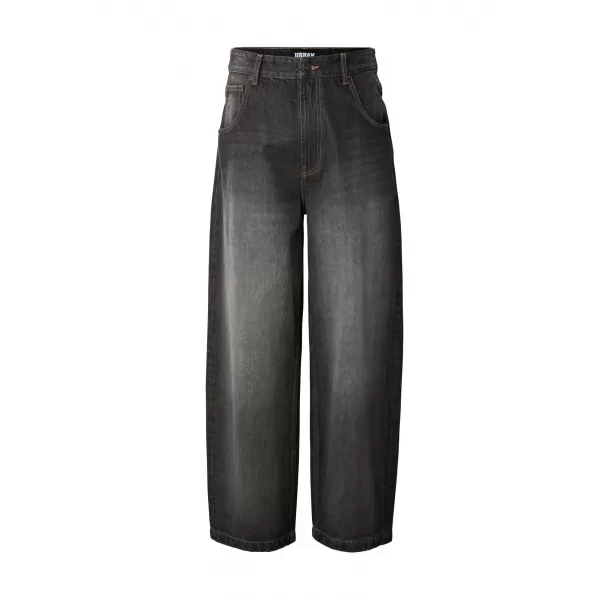  Pantaloni pentru bărbați URBAN CLASSICS TB8055 GRI MIJLOCIU PROFUND SPALAT 