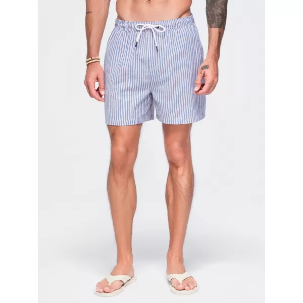  Pantaloni scurți pentru bărbați OMBRE OM-SRSS-0214 ALBASTRU STINS 