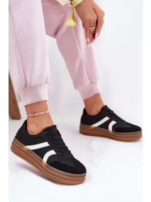 Adidași de damă BOTO 25SP26-9087 NEGRU