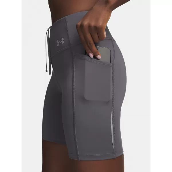  Pantaloni scurți de damă UNDER ARMOUR UA VELOCITI 6IN FITTED SHORT 6009498-025 GRI 