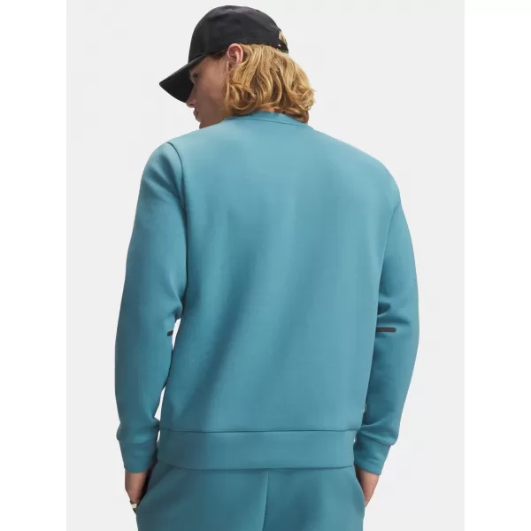  Hanorac pentru bărbați UNDER ARMOUR UNSTOPPABLE FLC CREW 1381688-466 ALBASTRU 