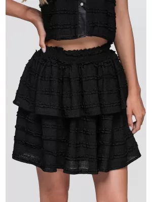 Fusta de dama OMBRE OW-GL-E0014 NEGRU