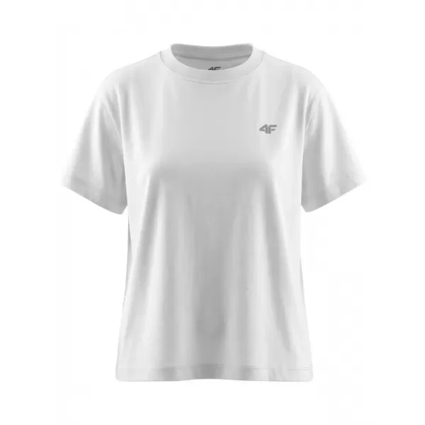  Tricou pentru femei 4F WMM00TTSHF3310 ALB 