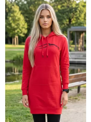 Hanorac prelungit dama ALTISPORT ALW001419 ROŞU