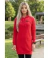 Hanorac prelungit dama ALTISPORT ALW001419 ROŞU