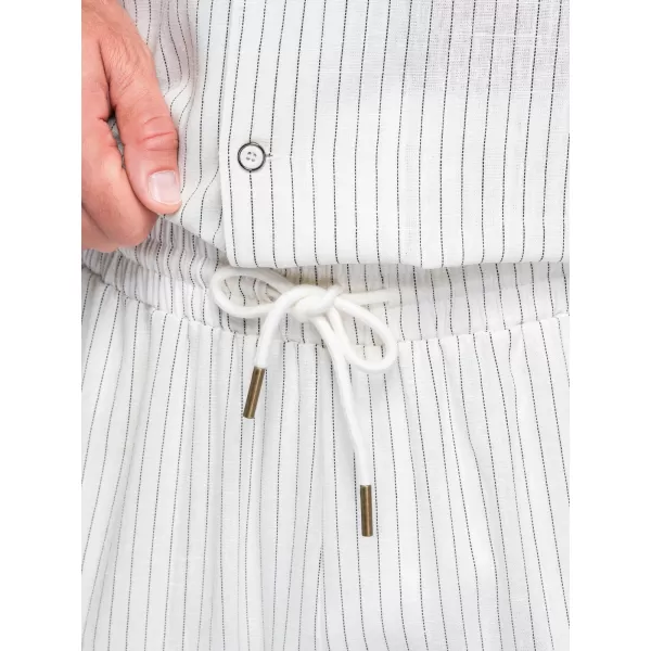  Pantaloni pentru bărbați OMBRE OM-PACP-0311 APROAPE ALB 