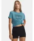 Tricou pentru femei UNDER ARMOUR W VARSITY SS 6010592-466 ALBASTRU