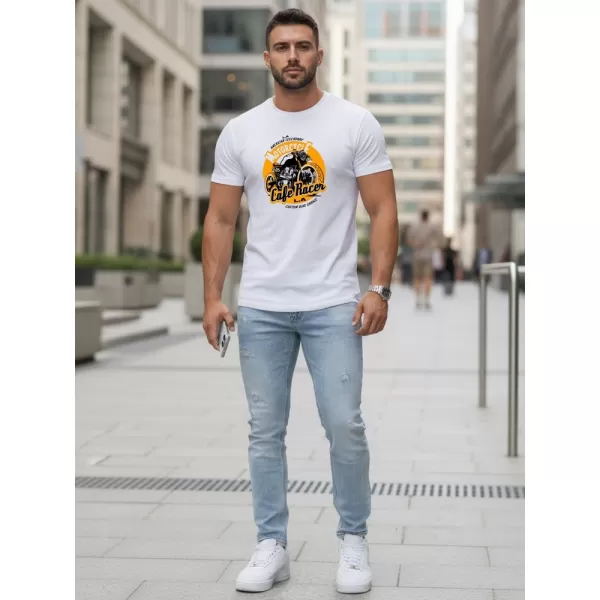  Tricou pentru bărbați DSTREET NX5095R-WH ALB 