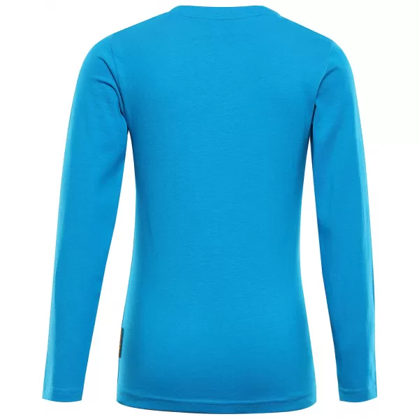  Tricou pentru copii ALPINE PRO ECCO 2 ALBASTRU ATOMIC NEON PA VARIANTA 