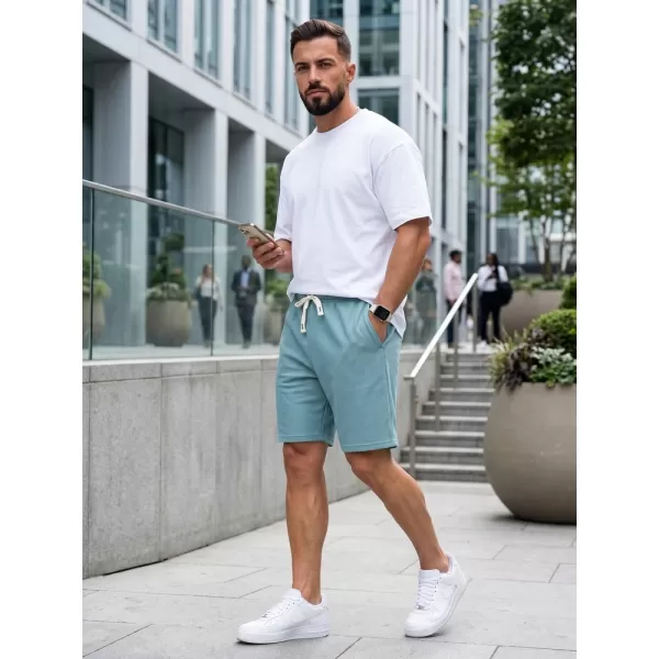  Pantaloni scurți pentru bărbați DSTREET SX2633 ALBASTRU DESCHIS 