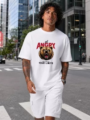 Tricou pentru bărbați DSTREET NX1029R-WH-O ALB
