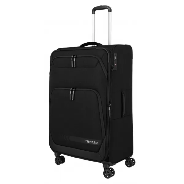  Valiză TRAVELITE Kick Off 4w L exp NEGRU 