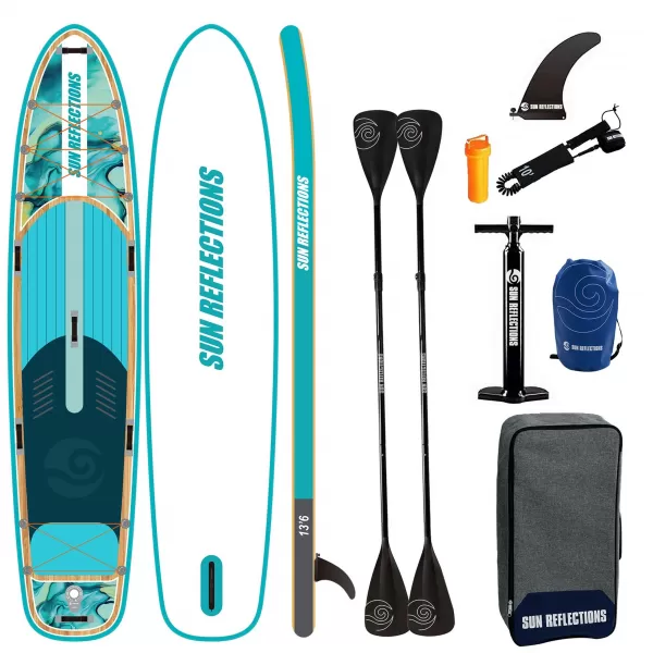  Placă cu vâsle SUN REFLECTIONS FAMILY 13'6'' MINICOMBO MIRAJ OCEANIC 