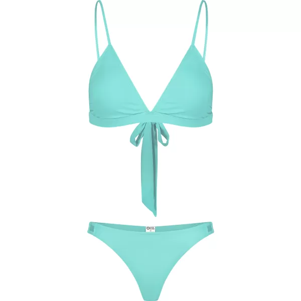  Fund de bikini de damă NORDBLANC TWINKLE NBSSS8242 TURCOAZ 