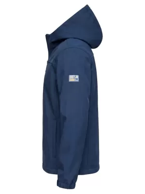 Jachetă softshell pentru bărbați OMBRE C581 ALBASTRU MARIN