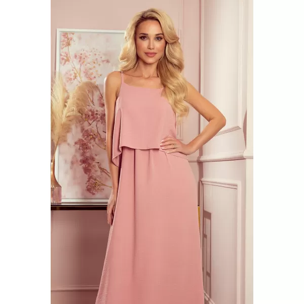  Rochie de femei NUMOCO 294-3 ROZ PUDRA 
