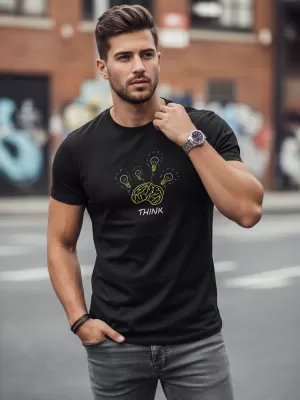 Tricou pentru bărbați DSTREET NX0149R-BK NEGRU