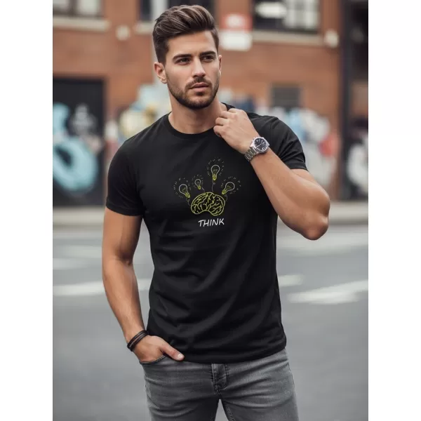  Tricou pentru bărbați DSTREET NX0149R-BK NEGRU 