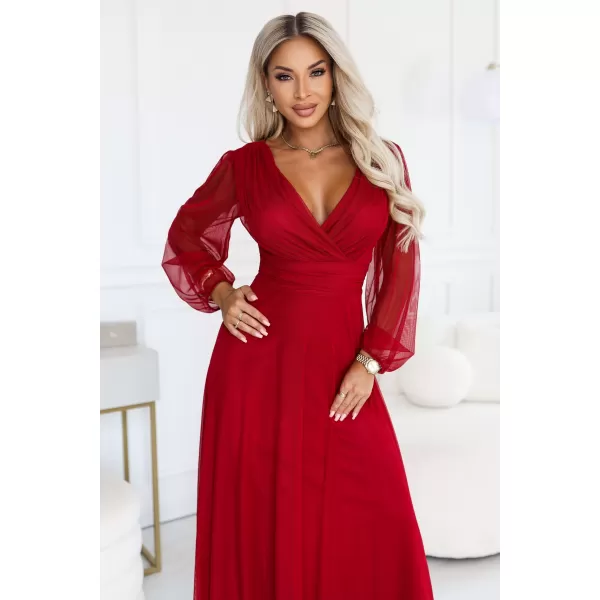  Rochie NUMOCO NERISSA 684-1 VISINIU DESCHIS 