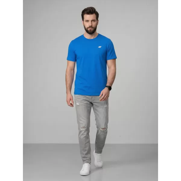  Tricou pentru bărbați 4F WMM00TTSHM3341 ALBASTRU 