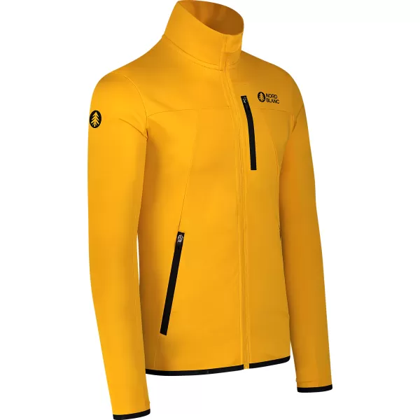  Hanorac powerfleece pentru bărbați NORDBLANC MORASS NBSFM8335 CHIHLIMBAR 
