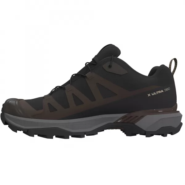  Pantofi pentru bărbați SALOMON X ULTRA 360 GORE-TEX L45473300 NEGRU/GRI PESCĂRUŞ ÎNCHIS/PĂMÂNT ÎNTUNECAT 