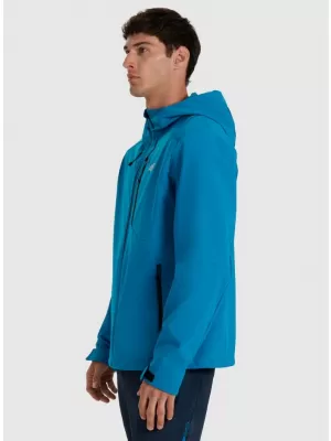 Jachetă softshell pentru bărbați 4F RAW25TSOFM506 ALBASTRU