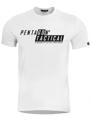 Tricou pentru bărbați PENTAGON AGERON GO TACTICAL K09012-GT-00 ALB