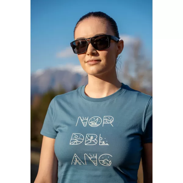  Tricou de damă NORDBLANC RESCUE NBSLT8178 ALBASTRU 