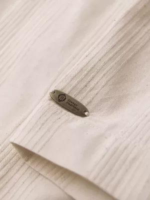 Pantaloni scurți pentru bărbați OMBRE OM-SRCS-0209 CREMĂ