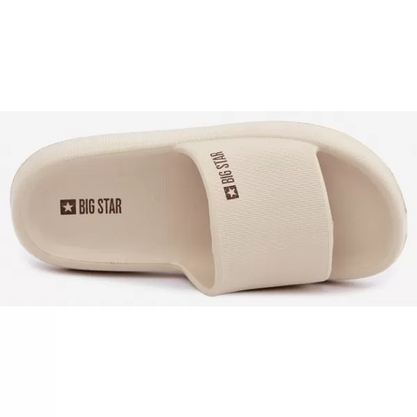  Papuci de dama BIG STAR SHOES UU274087 NUANȚE DE MARO ȘI BEJ 