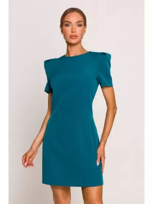 Rochie MOE M777 ALBASTRU OCEANIC