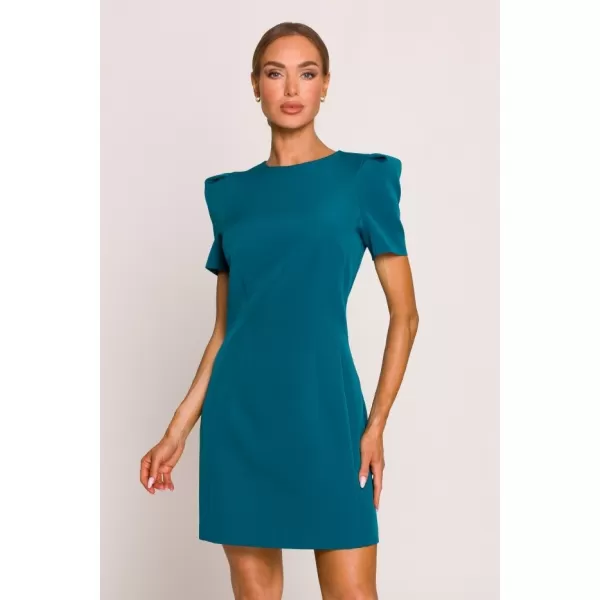  Rochie MOE M777 ALBASTRU OCEANIC 