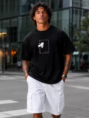 Tricou pentru bărbați DSTREET NX1046R-BK-O NEGRU