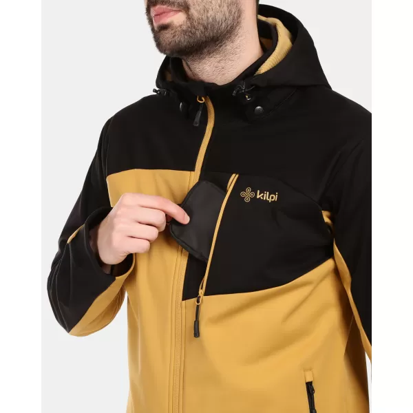  Jachetă softshell pentru bărbați KILPI ONTAVIO-M 1M0112KI DE AUR 