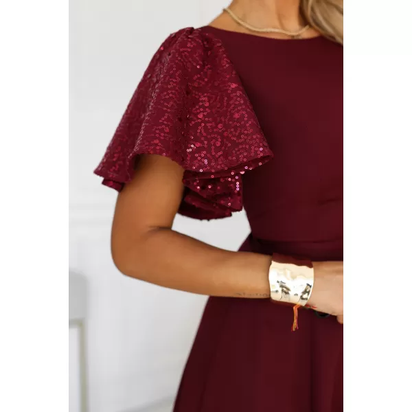  Rochie NUMOCO 694-3 CLARET 