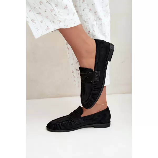  Mocasini de dama BOTO TC-40 NEGRU 
