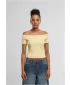 Tricou de dama URBAN CLASSICS TB6184A-22222 TRANDAFIR RUȘIT/GALBEN PAL